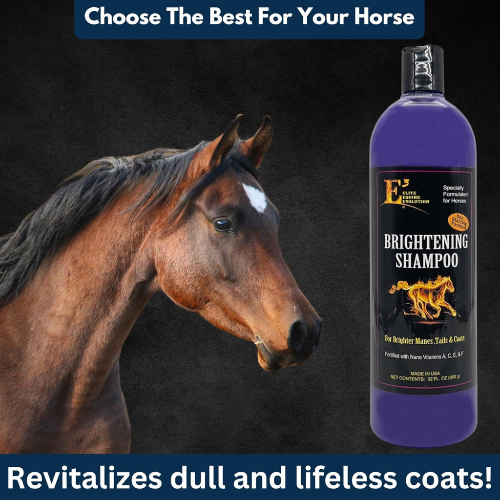 E3 Brightening Shampoo for Horses (32 oz)