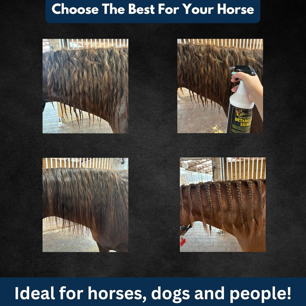 E3 Detangles & Shines Spray for Horses