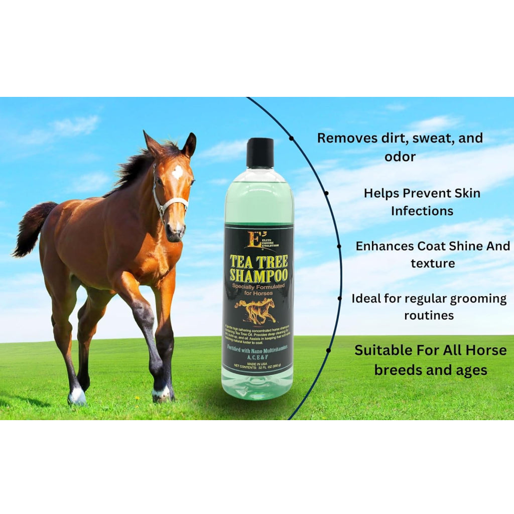 E3 Tea Tree Shampoo for Horses
