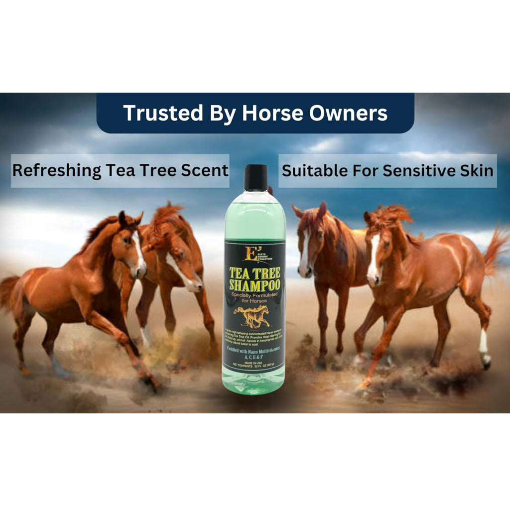 E3 Tea Tree Shampoo for Horses