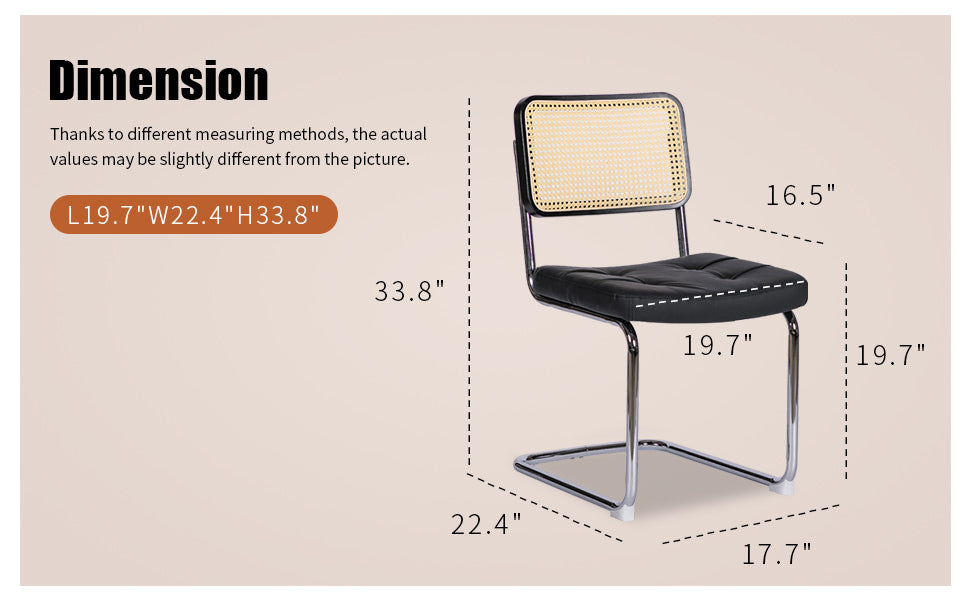 Contemporary Upholstered Chairs with Rattan Detailing