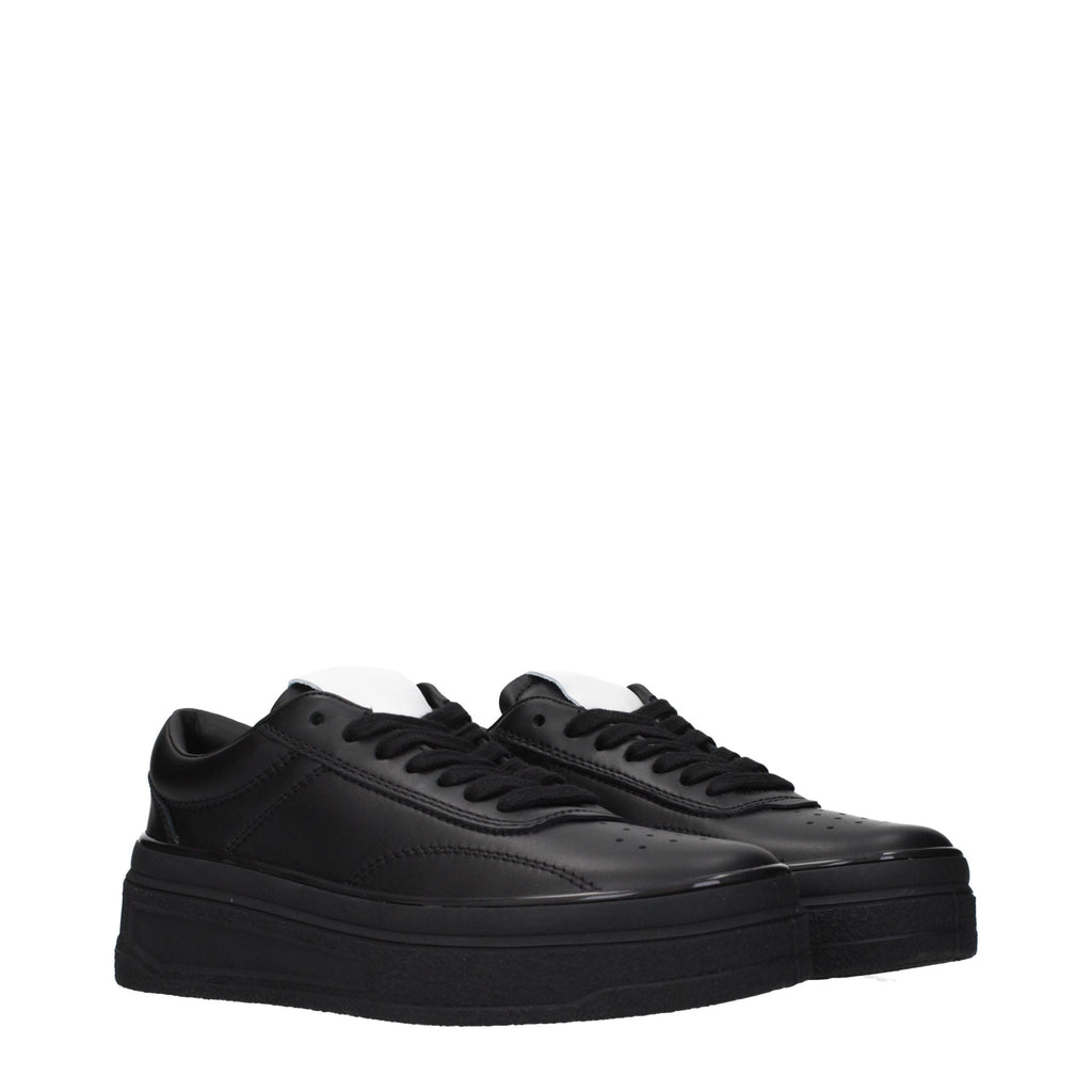 Jil Sander Leather Platform Women's Sneakers