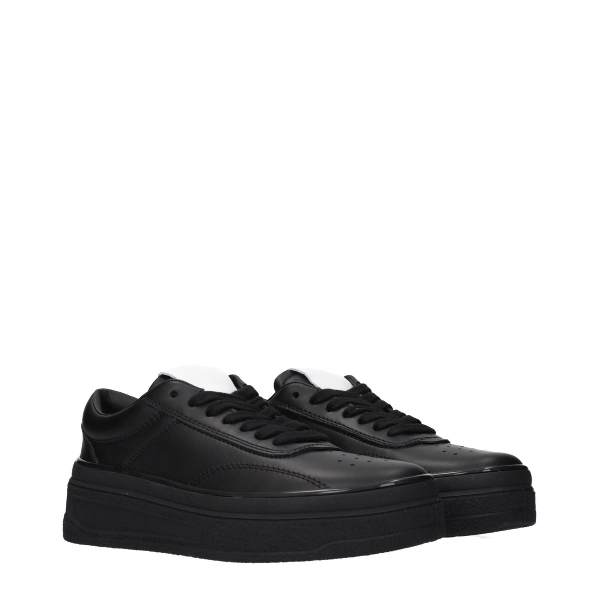 Jil Sander Leather Platform Women's Sneakers