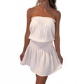 Women's Smocked Tube Dress In Himalayan Salt