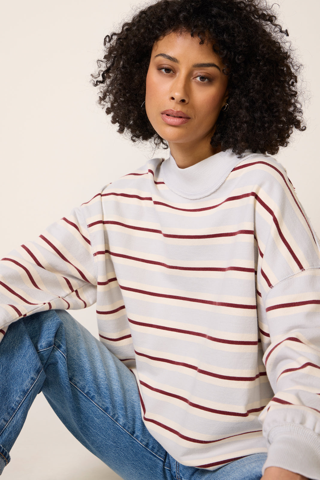 Women's Palm Springs Striped Sweatshirt