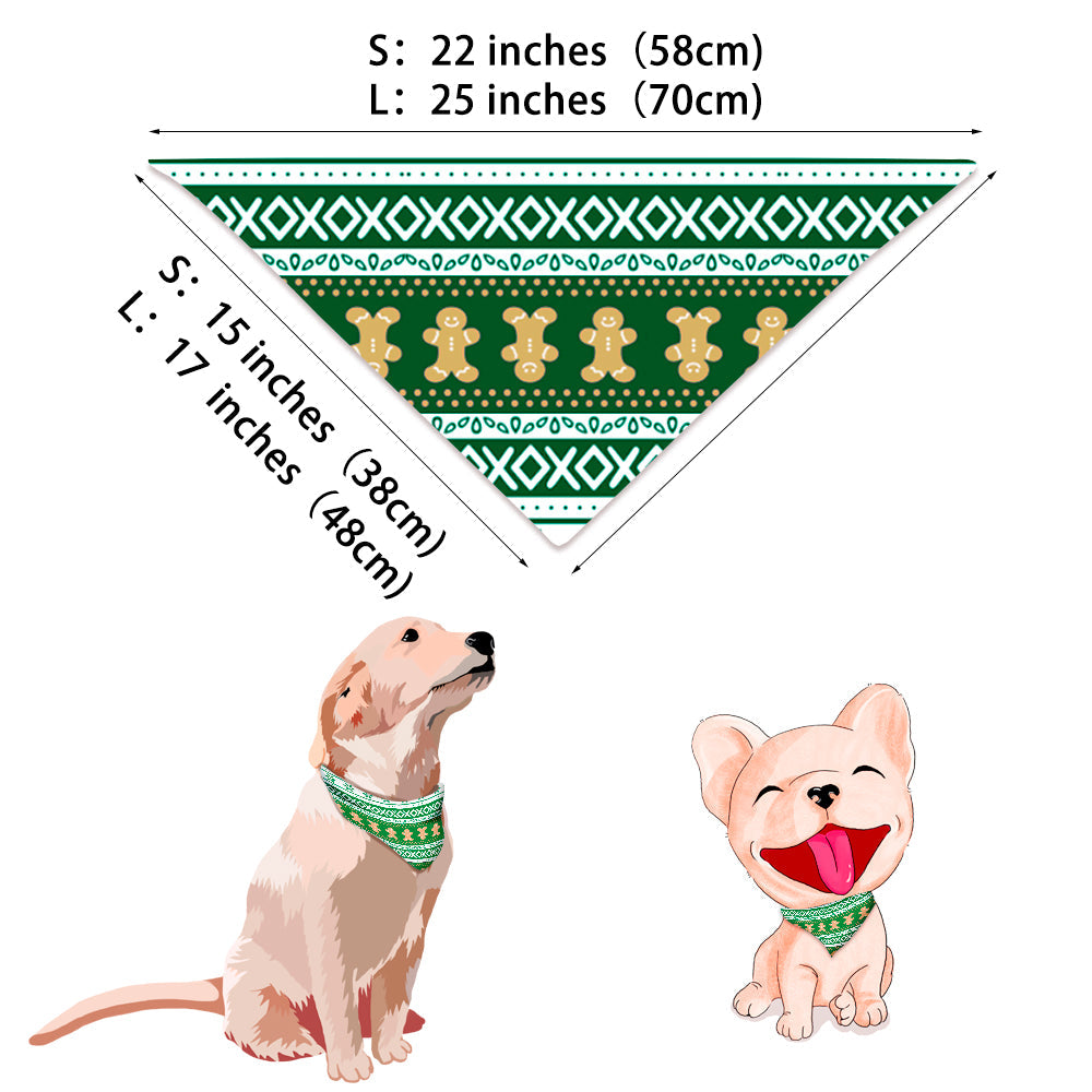 Green Gingerbread Matching Family Christmas Pajamas (Dog Pajamas Included)