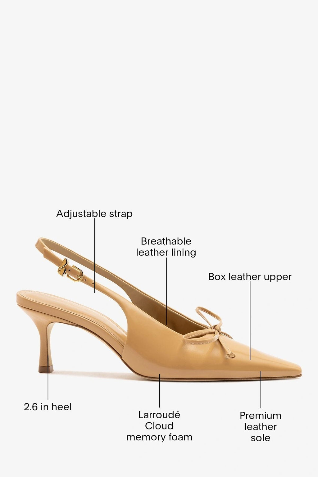 Bardot Pump Tan Leather