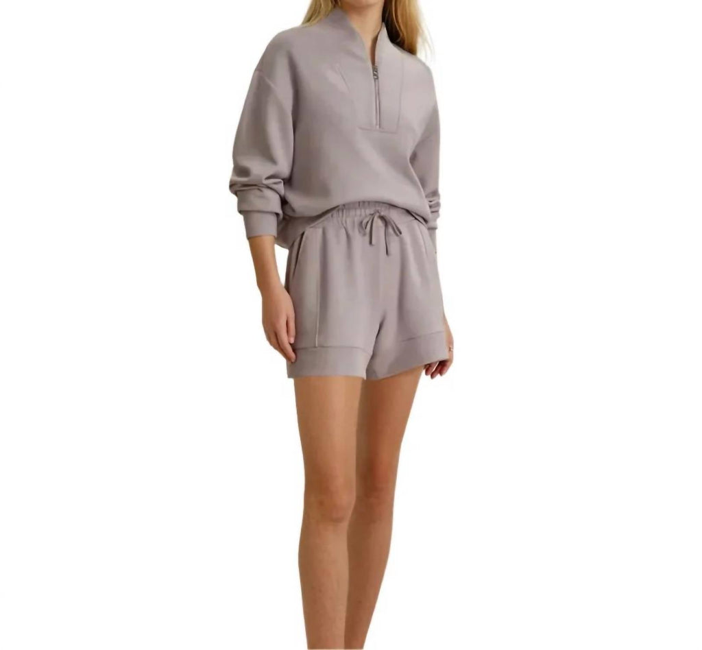 Atrium High-Rise Shorts In Gray
