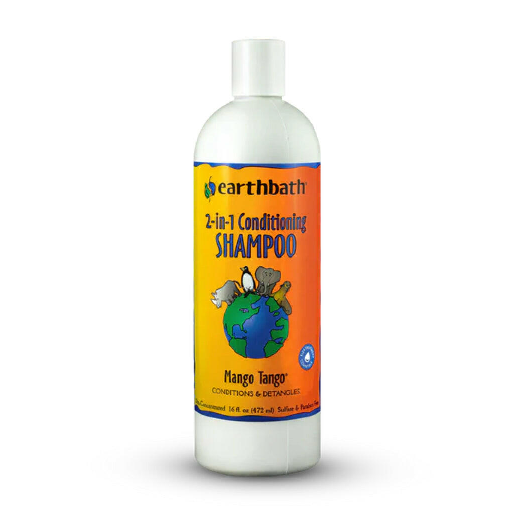 Earthbath 2-in-1 Mango Tango Conditioning Shampoo for Dogs & Cats
