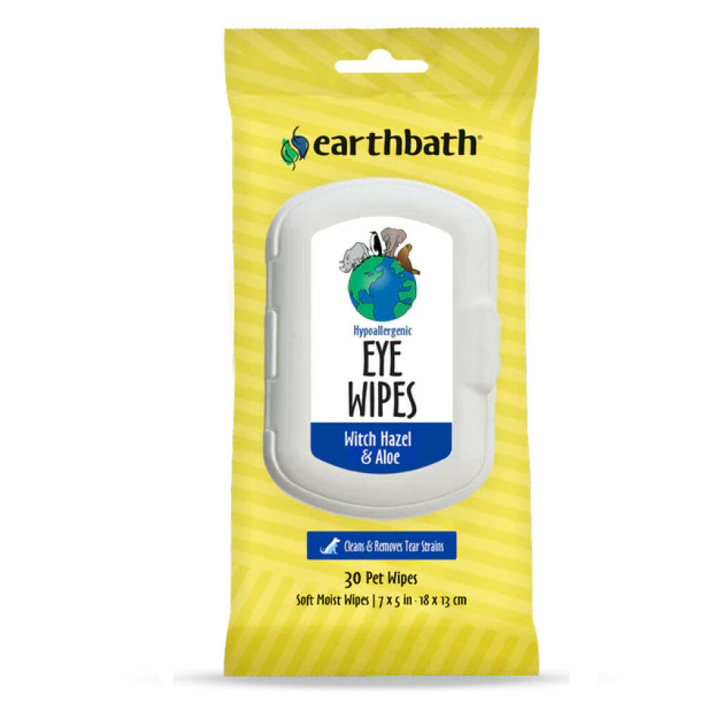Earthbath Hypoallergenic Witch Hazel & Aloe Eye for Dog & Cats (30 ct)
