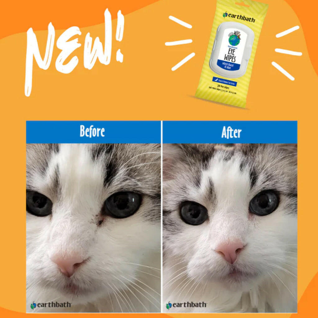 Earthbath Hypoallergenic Witch Hazel & Aloe Eye for Dog & Cats (30 ct)