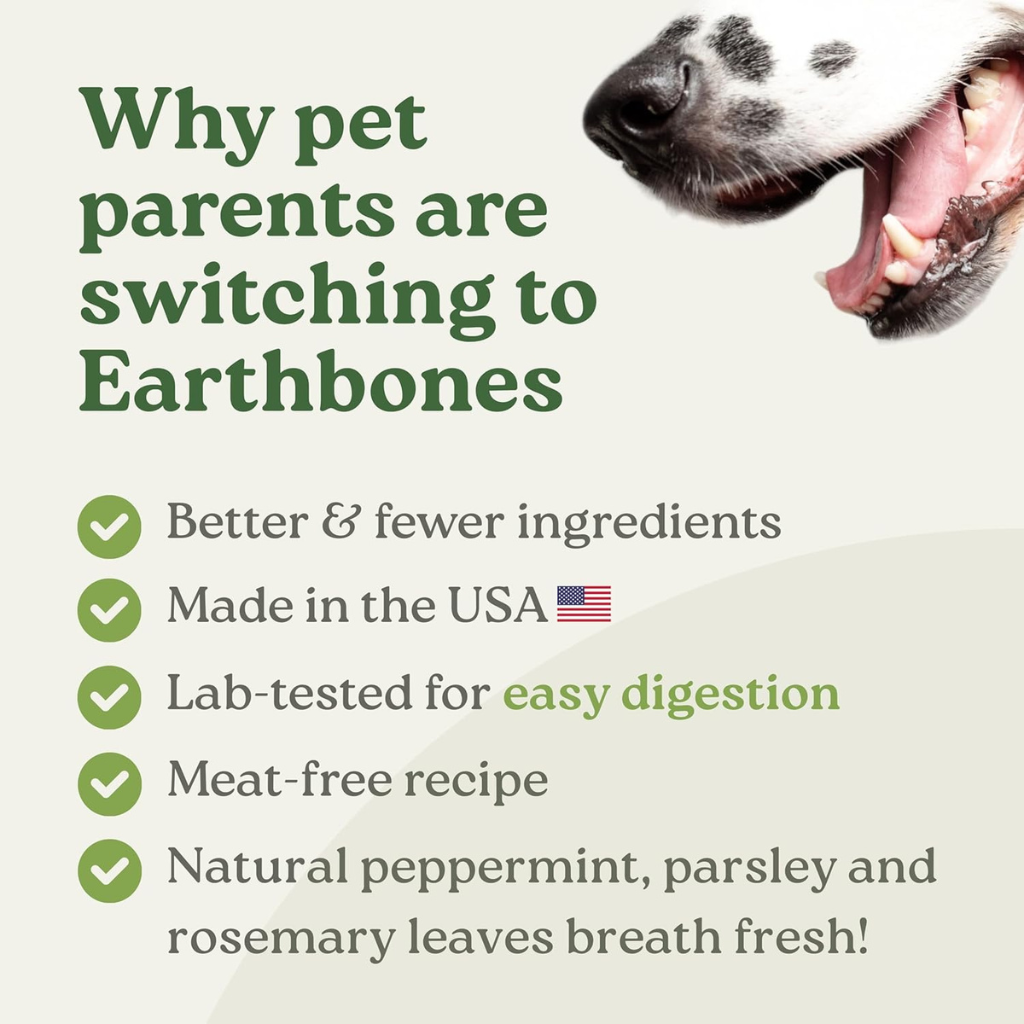Earthly Pet Earthbones Dental Chews for Dogs