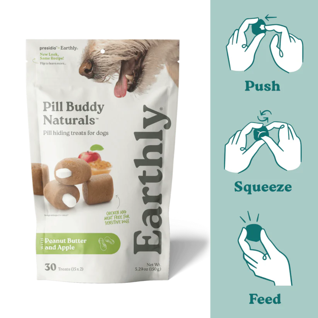 Earthly Pet Pill Buddy Naturals Pill Hiding Treats for Dogs