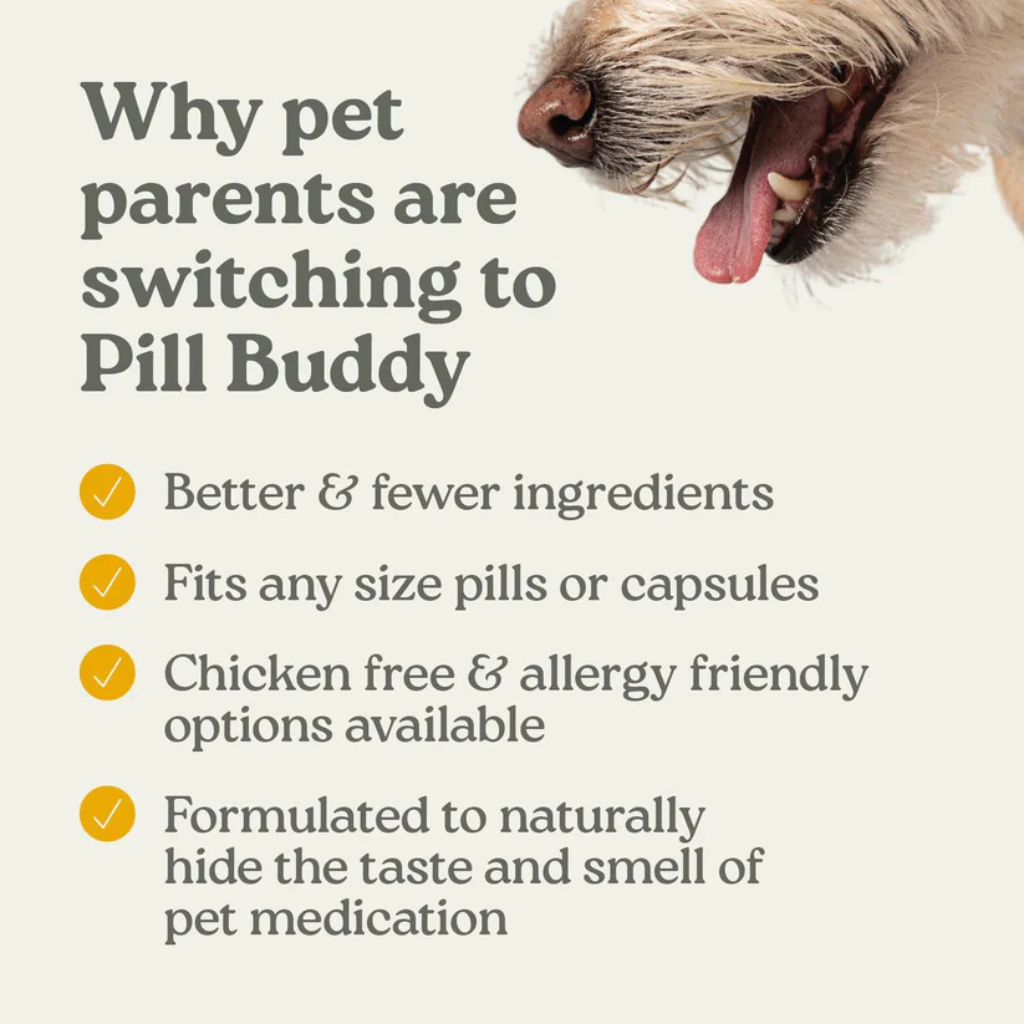 Earthly Pet Pill Buddy Naturals Pill Hiding Treats for Dogs