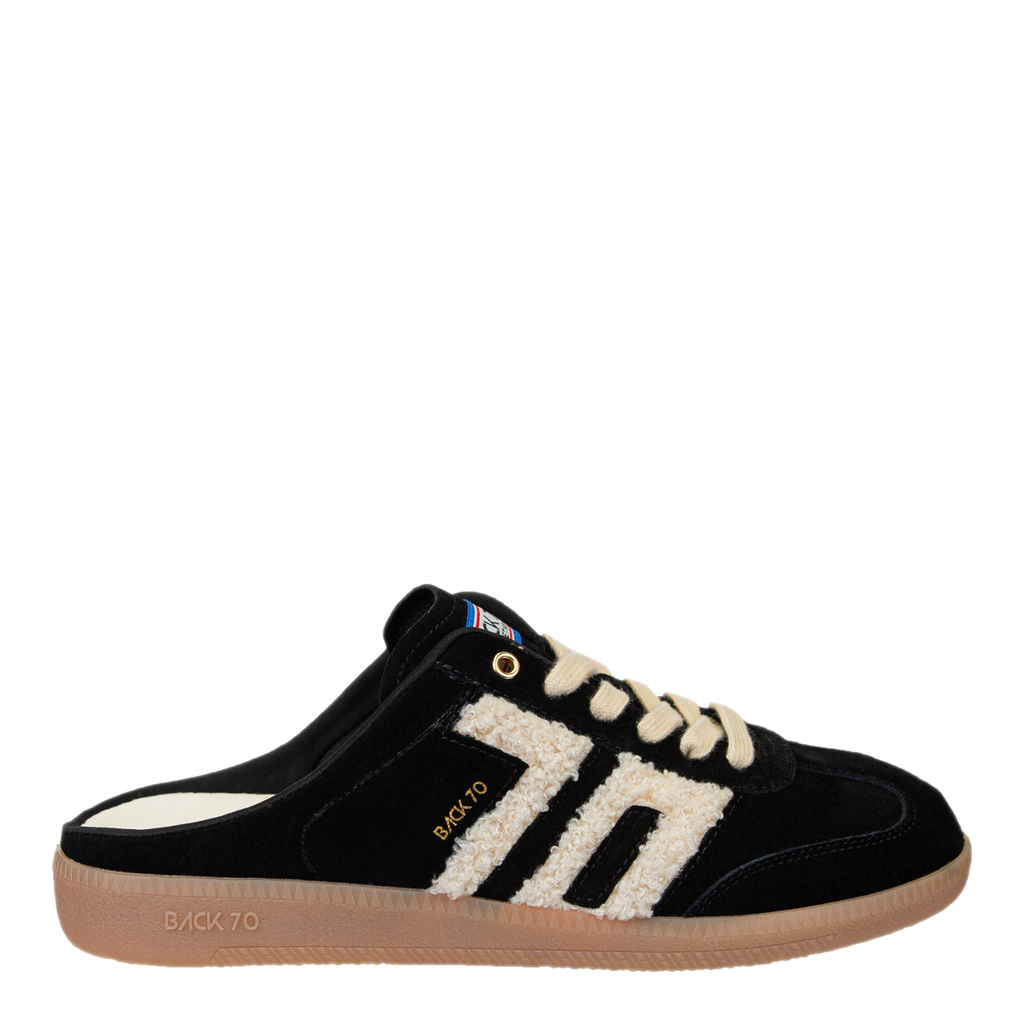 EASTER in BLACK Backless Sneakers