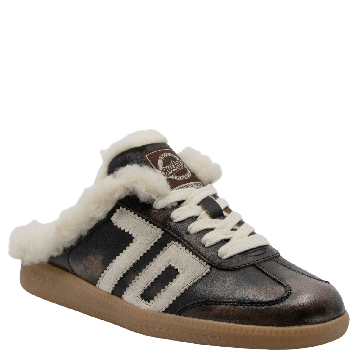 EASTER FL in ASPORTABLE CUOIO BUTTER Backless Sneakers
