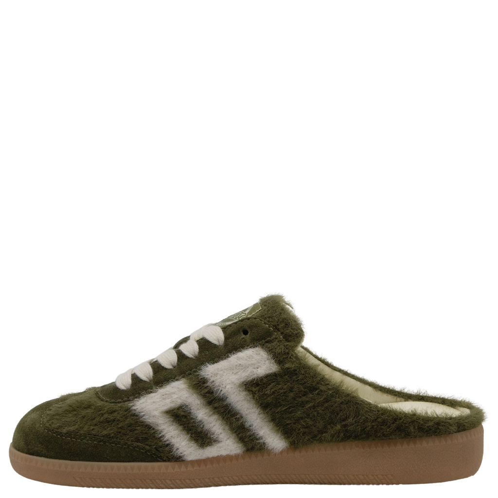 EASTER W26 in MOHAIR FOREST BEIGE Backless Sneakers