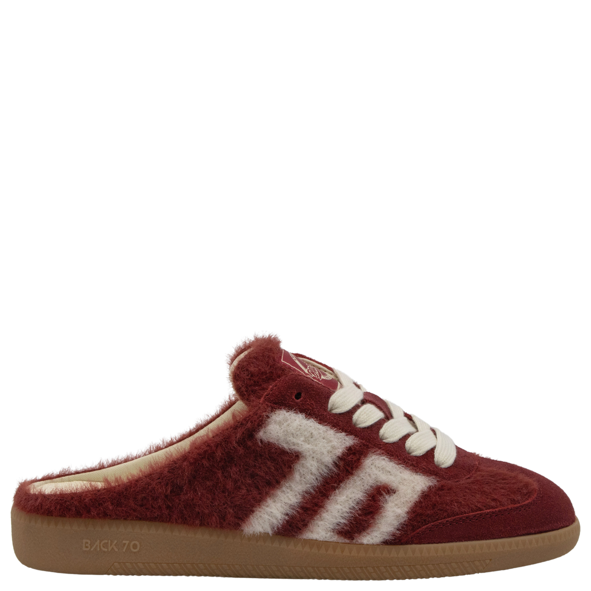 EASTER W26 in MOHAIR WINE BEIGE Backless Sneakers