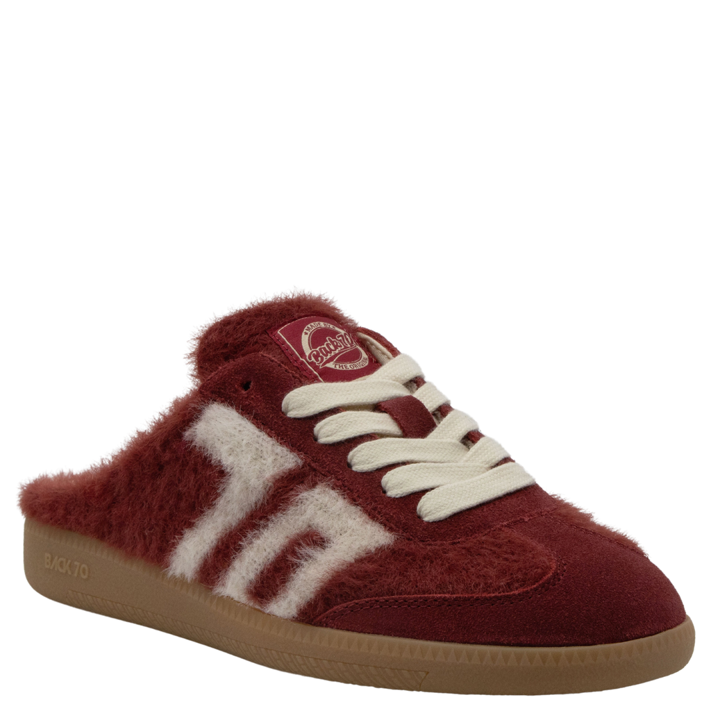 EASTER W26 in MOHAIR WINE BEIGE Backless Sneakers
