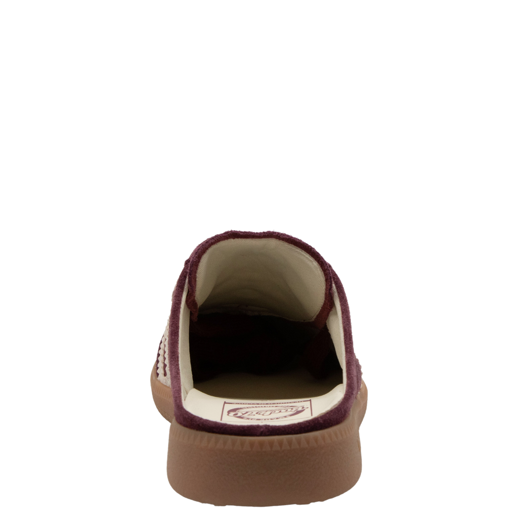EASTER W26 in WINE BUTTER Backless Sneakers