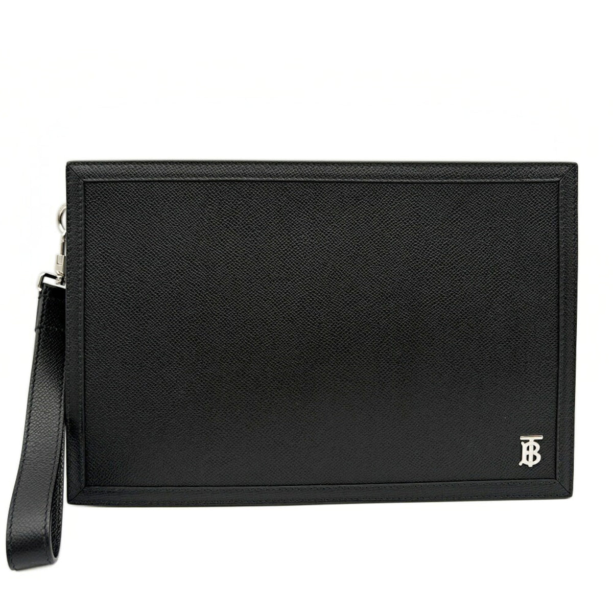 Burberry Leather Clutch Bag (Pre-Owned)