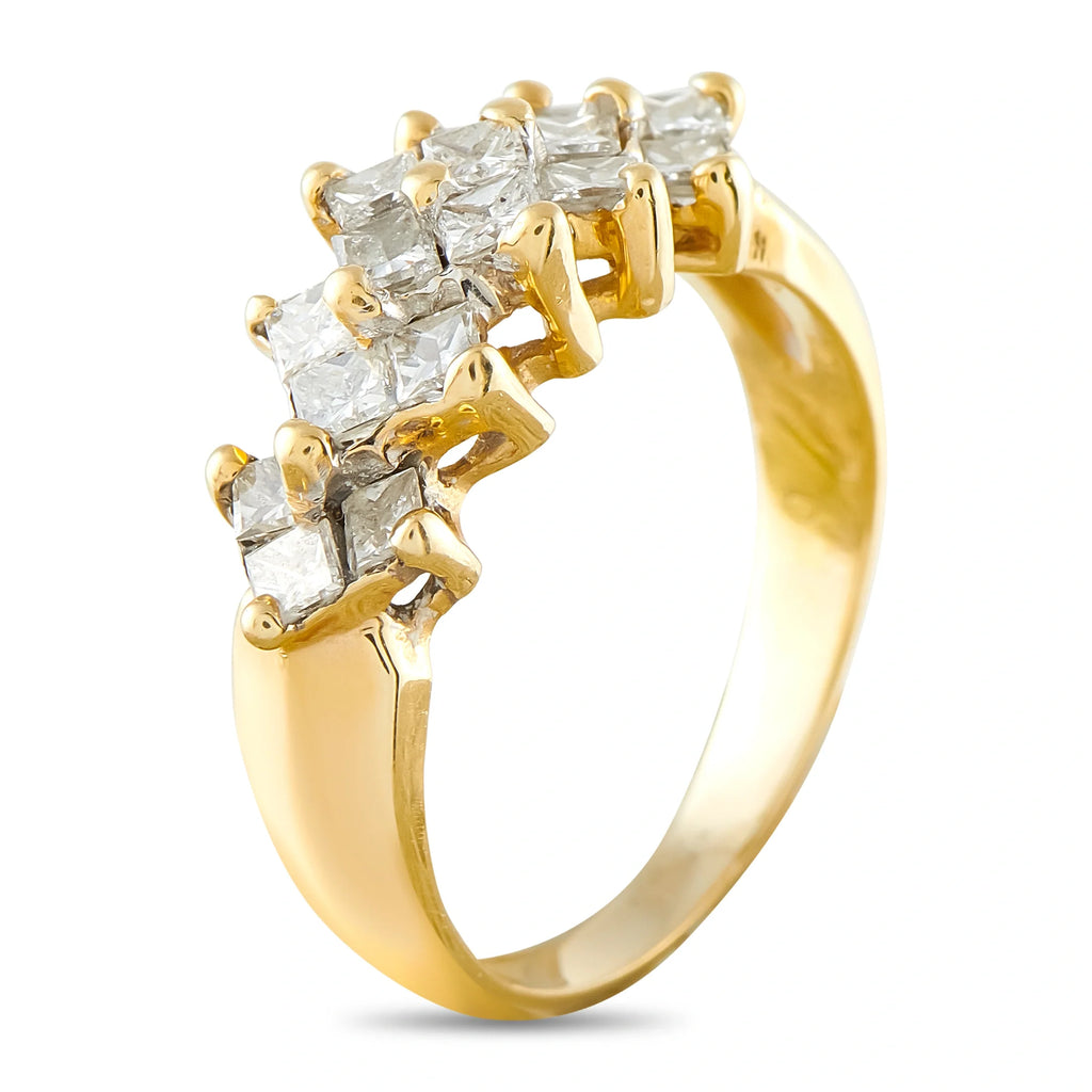 LB Exclusive 14K Yellow Gold 1.60ct Diamond Ring MF05-081226