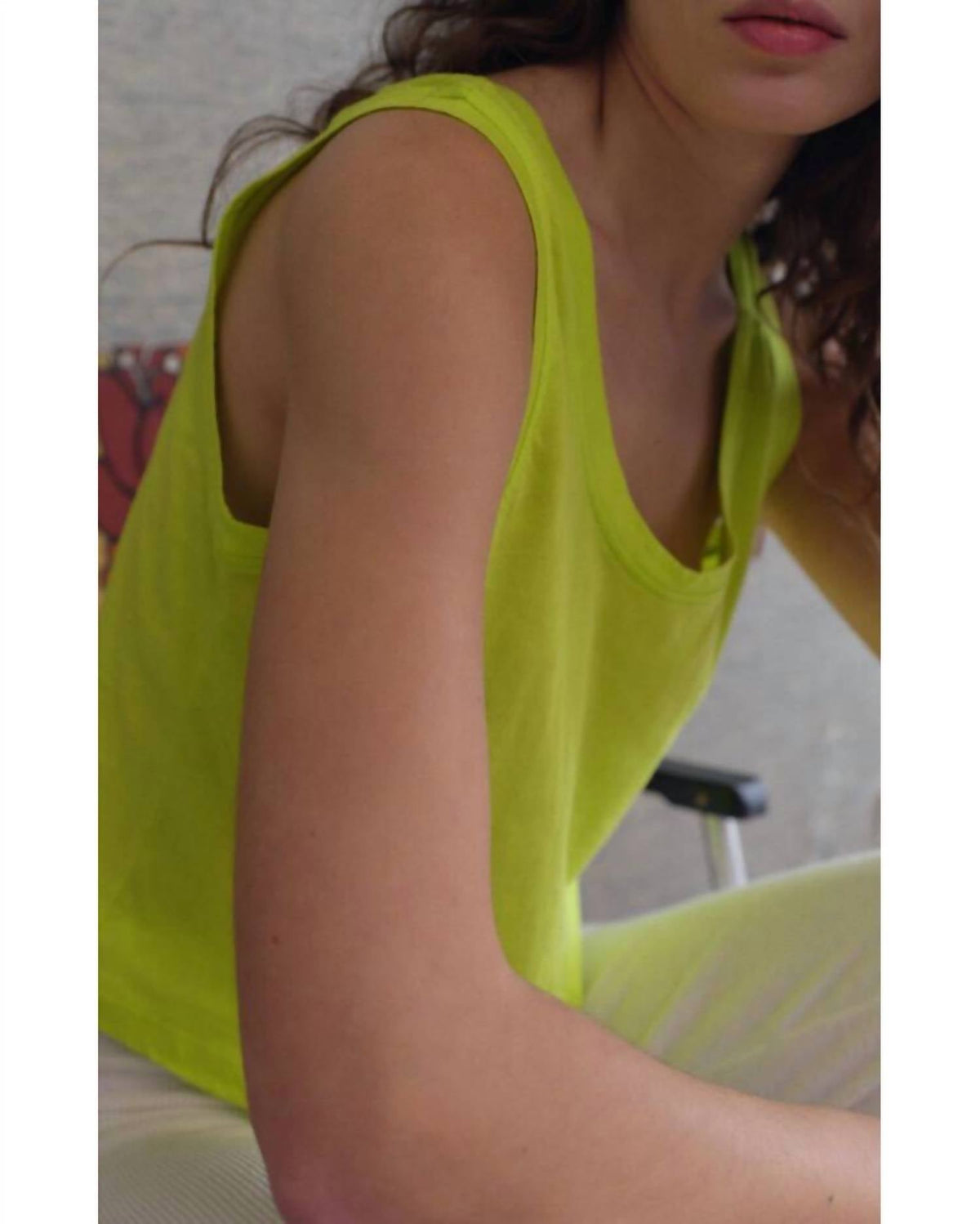 Apoly Tank Top In Citrus Fluo