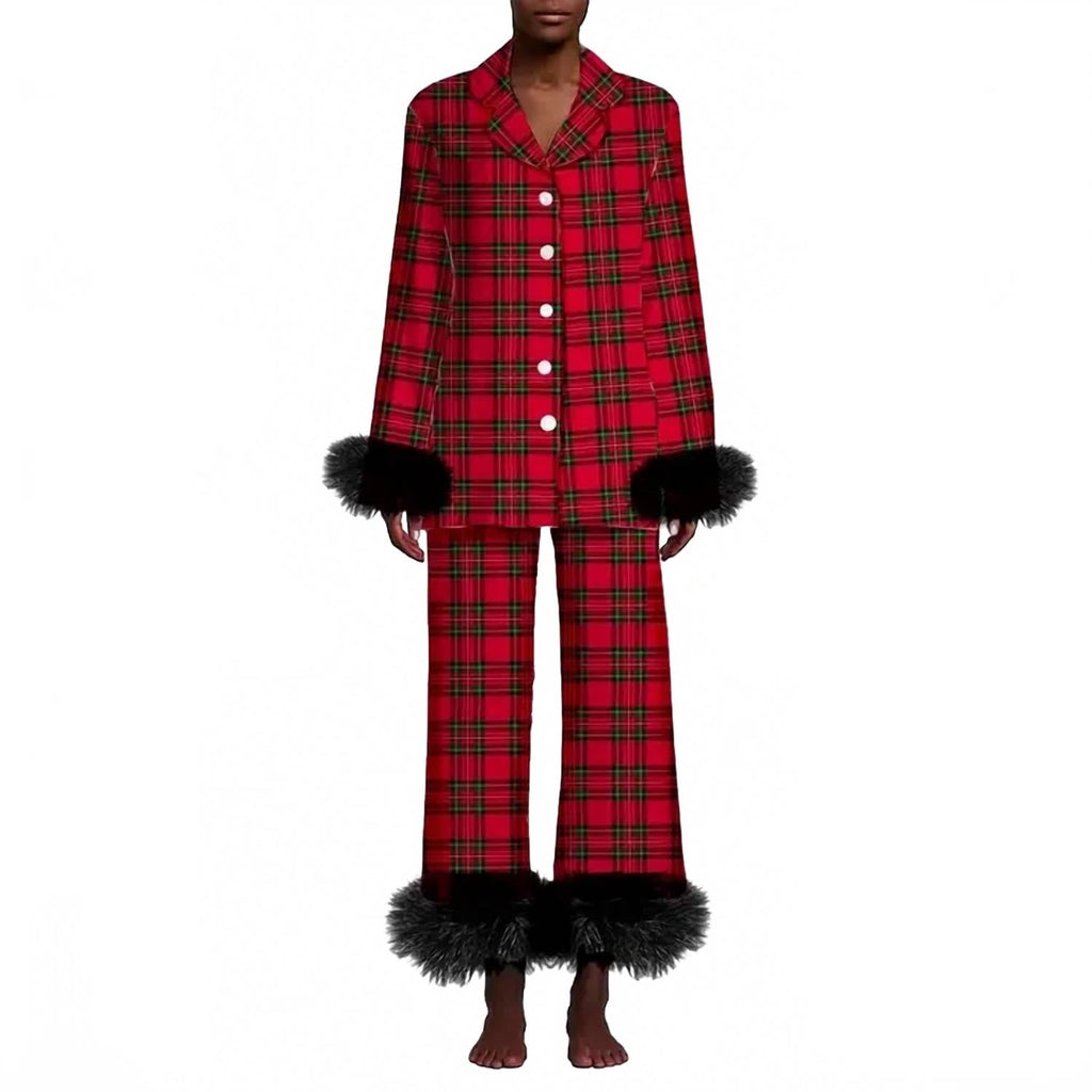 Women's Holiday Pajamas In Plaid