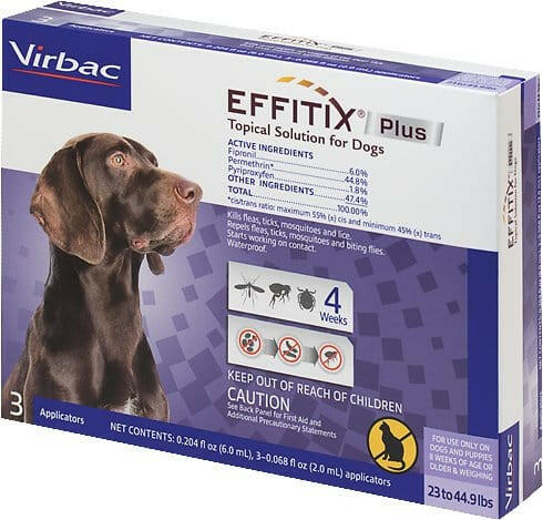 Effitix Plus for Medium Dogs, 23-44.9 lbs, 3 Doses