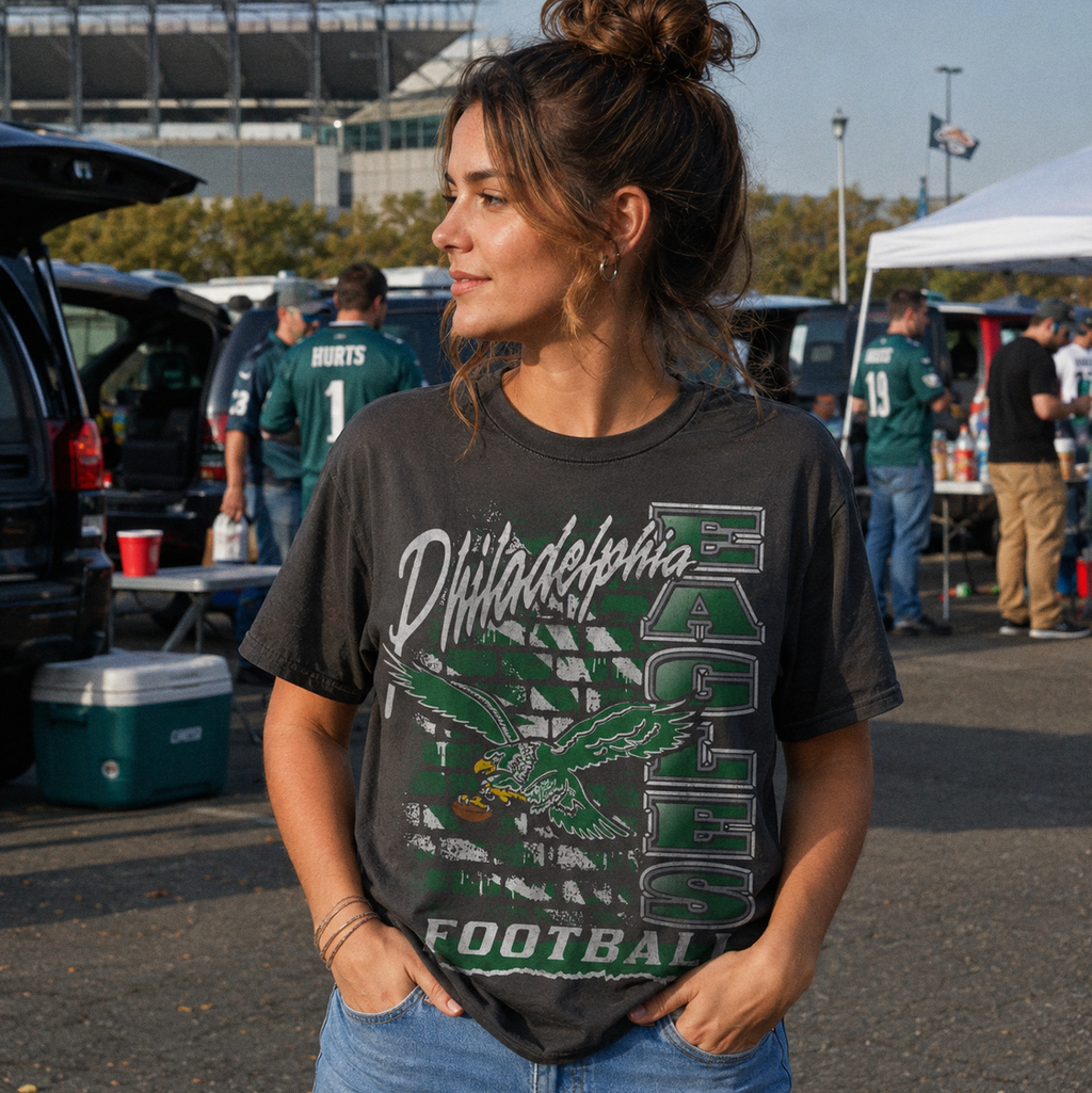Eagles Brick Vintage Tee