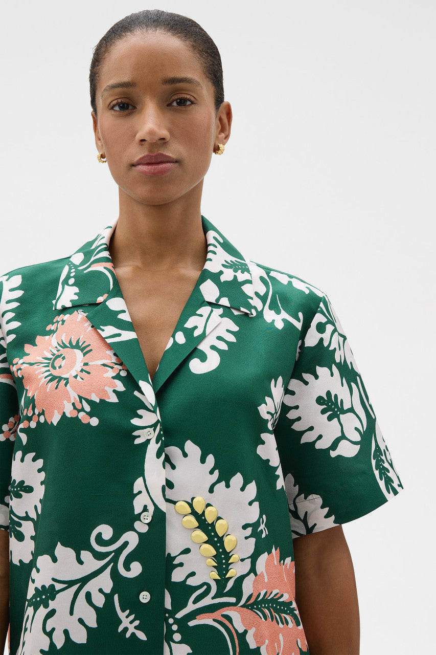Oroton Cabana Floral Shirt