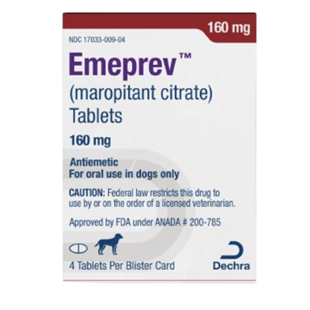Emeprev (maropitant citrate) tablets