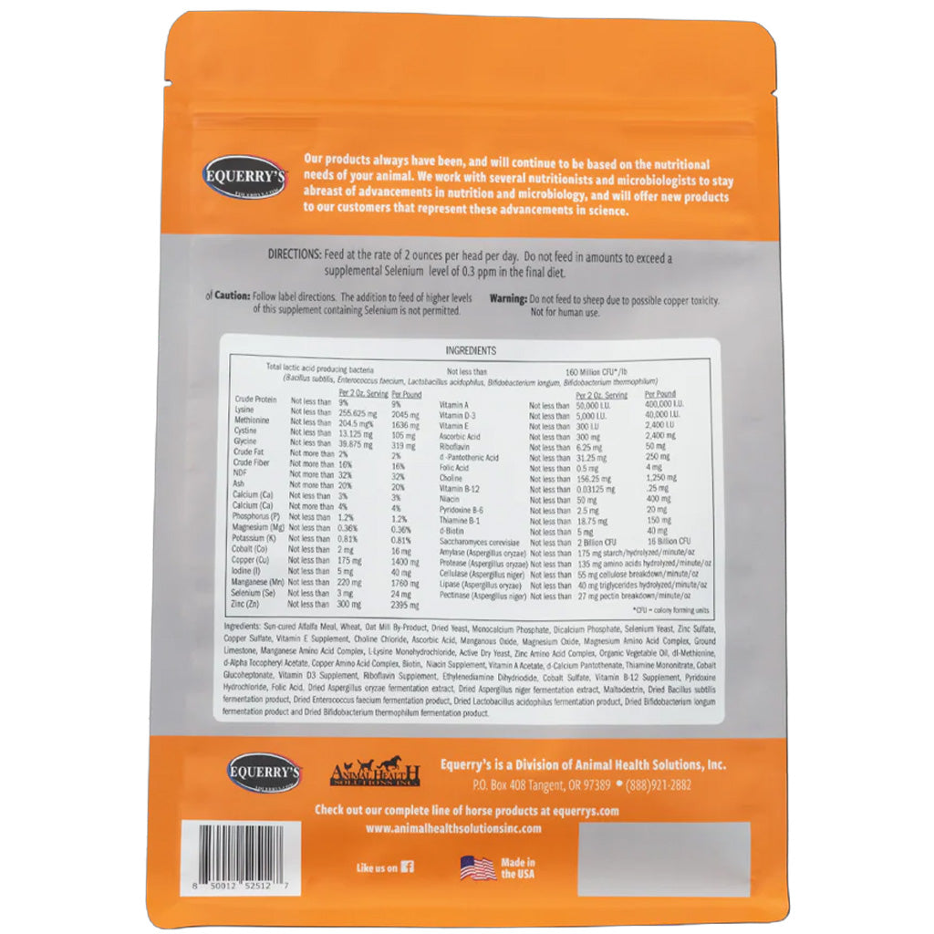 Equerry's Cu-Shine Pellet Horse Supplement, 5-lb