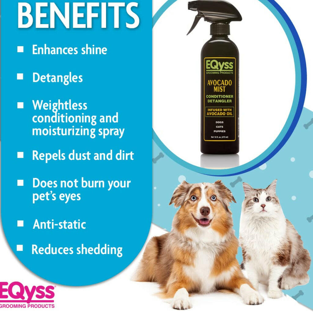 EQyss Avocado Mist Conditioning Spray for Horses Dogs & Cats
