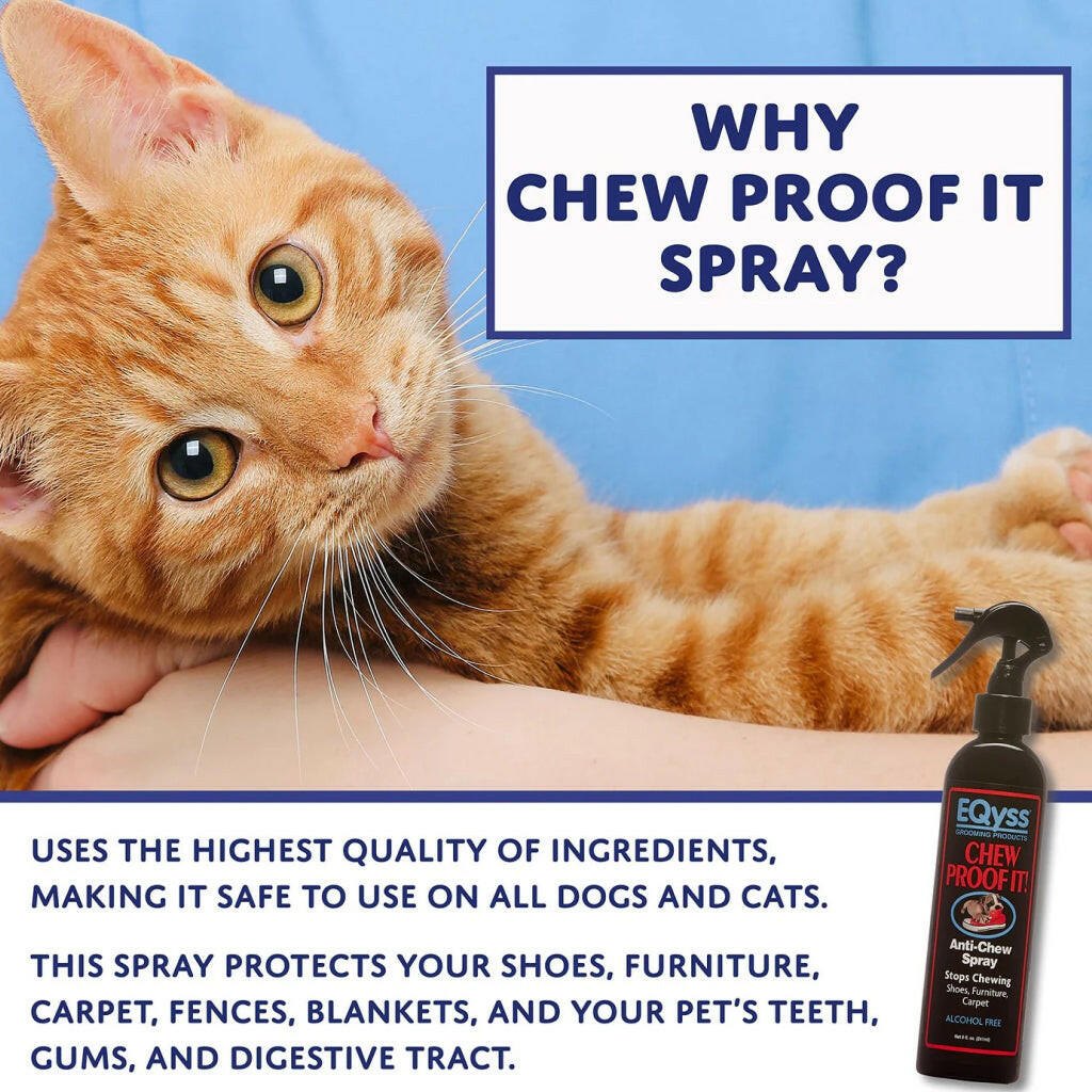 EQyss Chew-Proof It! Anti-Chew Spray for Pets (8 oz)