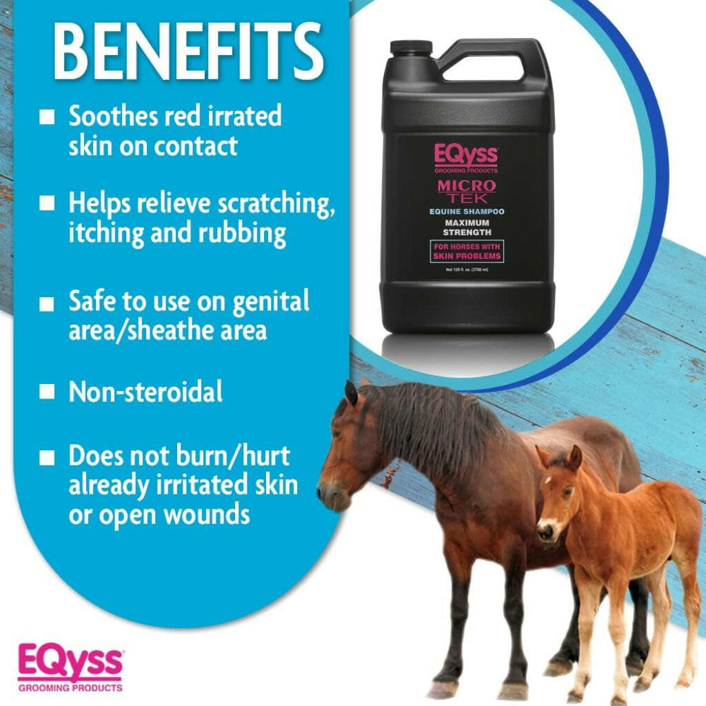 EQyss Micro-Tek Maximum Strength Soothing Shampoo for Horses
