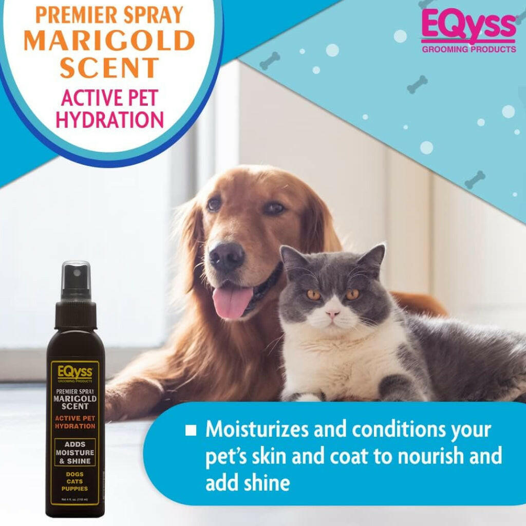 EQyss Premier Spray Marigold Scent Active Pet Hydration For Dogs, Cats & Puppies (4 oz)