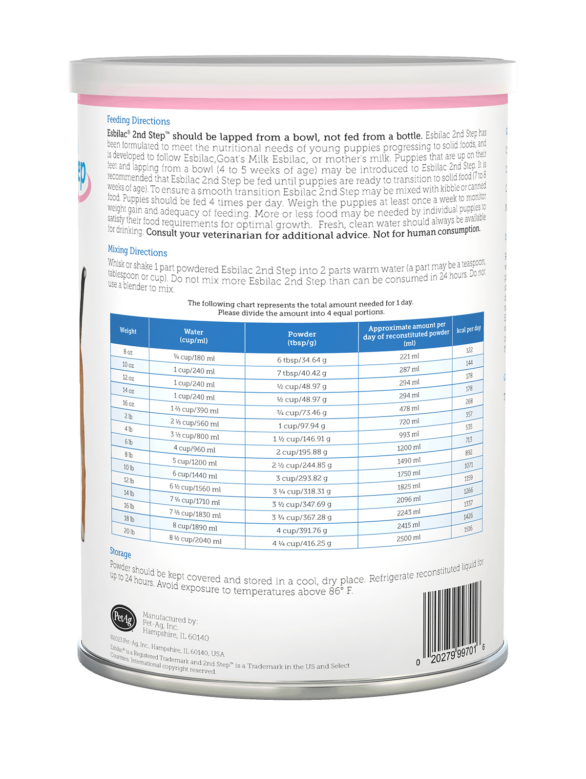 Esbilac 2nd Step Puppy Weaning Food (14 oz)