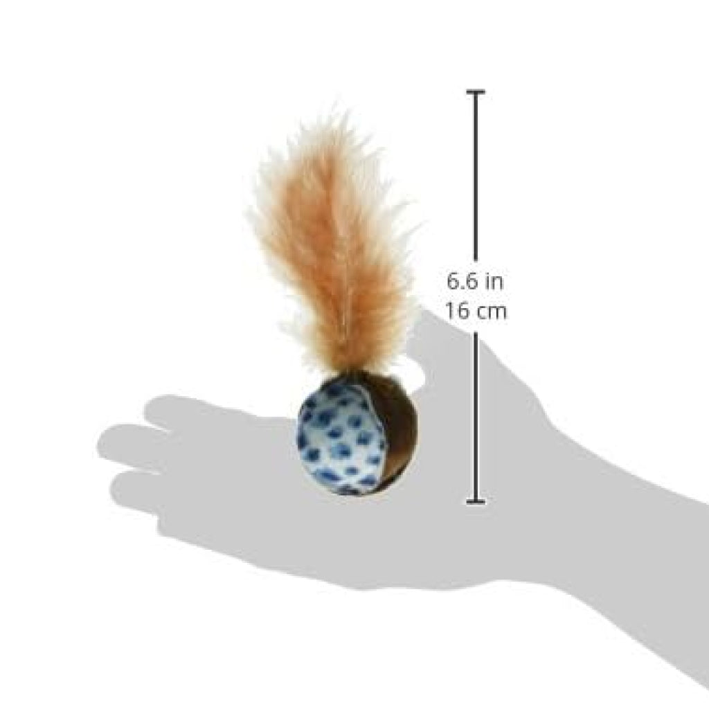 Ethical Animal Print Rattle with Catnip Toy For Cat (2 pack)