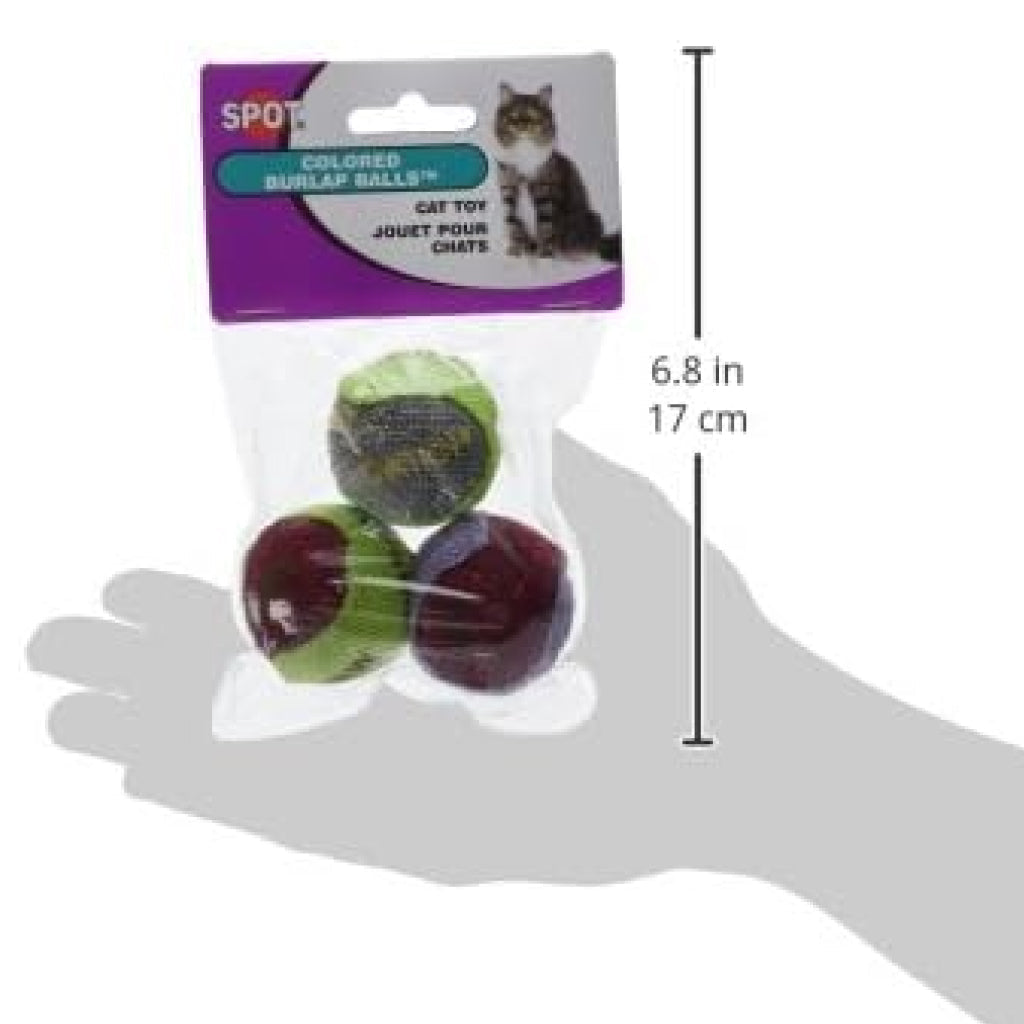 Ethical Burlap Balls Toy For Cats