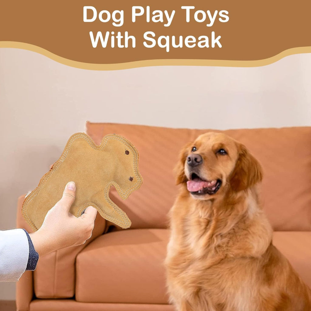 Ethical Dura-Fuse Leather Buffalo Toy For Dogs