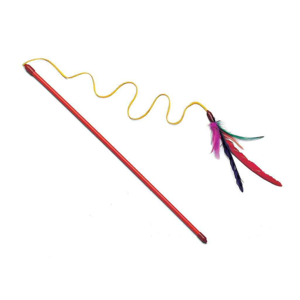 Ethical Feather Dangler Wand Toy For Cats