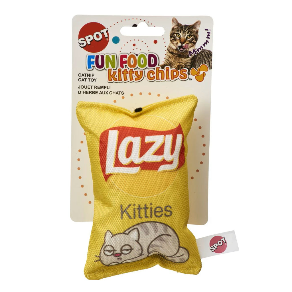 Ethical Fun Food Kitty Chips Cat Toy, Assorted Colors, Each