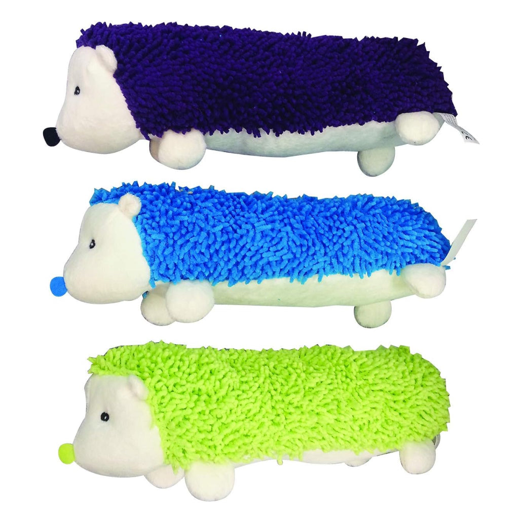 Ethical Giggler Plush Hedgehog Dog Toy, Assorted Colors