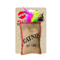 Ethical Jute & Feather Sack with Catnip Toy For Cats