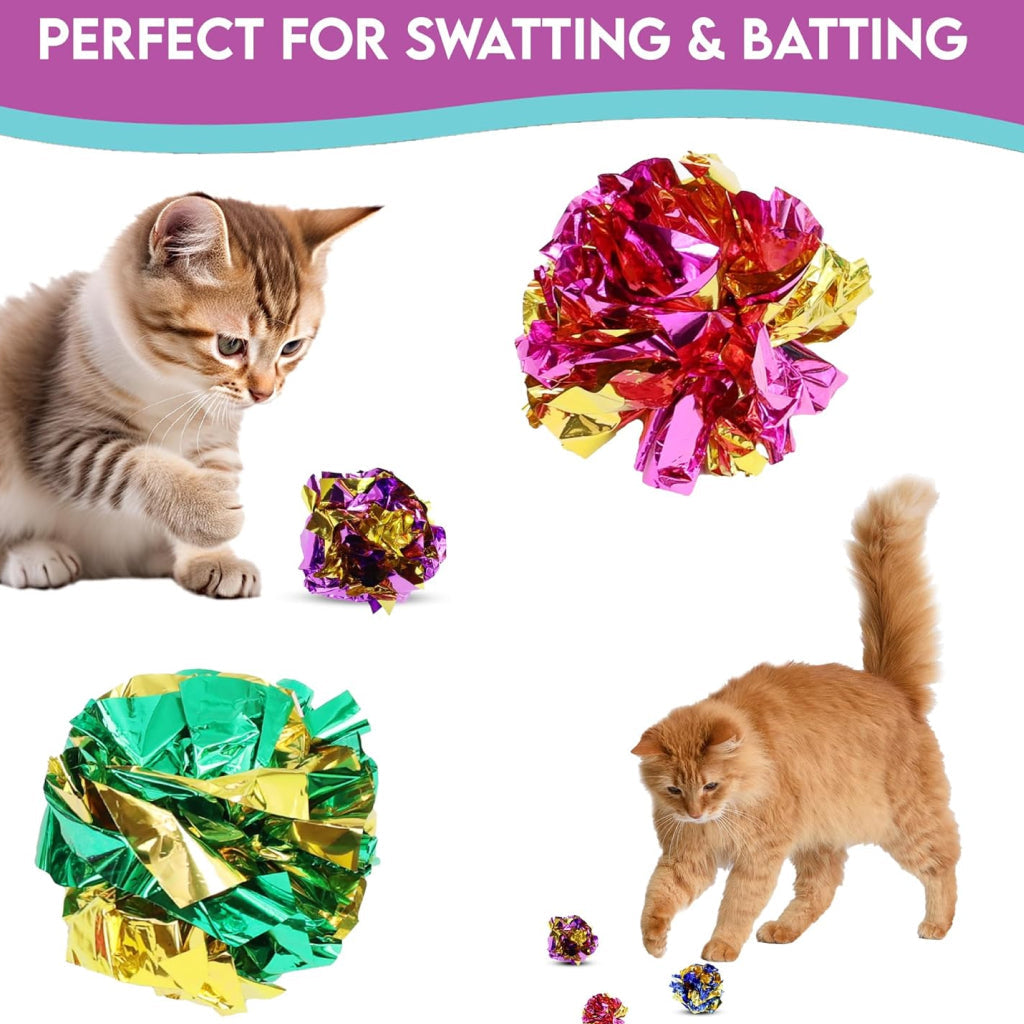 Ethical Mylar Balls Toy For Cats