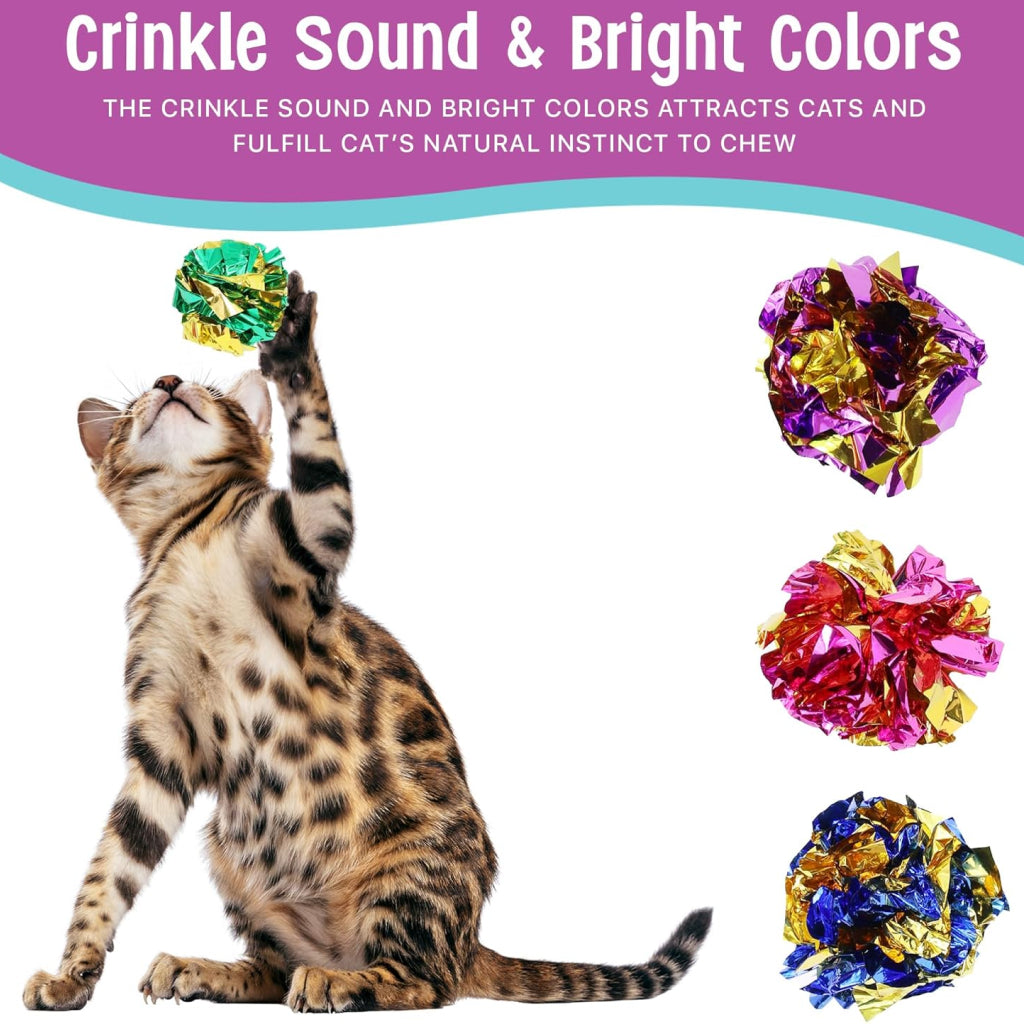 Ethical Mylar Balls Toy For Cats