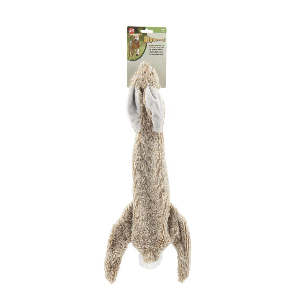 Ethical Pet Skinneeez Forest Series Stuffing-Free Plush Rabbit Toy for Dogs (24")