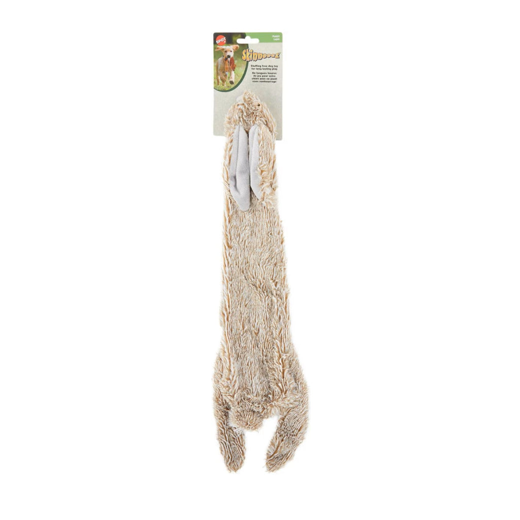 Ethical Pet Skinneeez Forest Series Stuffing-Free Plush Rabbit Toy for Dogs (24")
