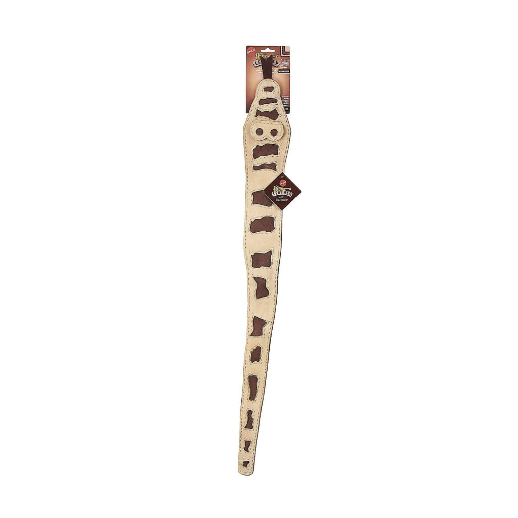 Ethical Skinneeez Leather Snake Toy For Dogs